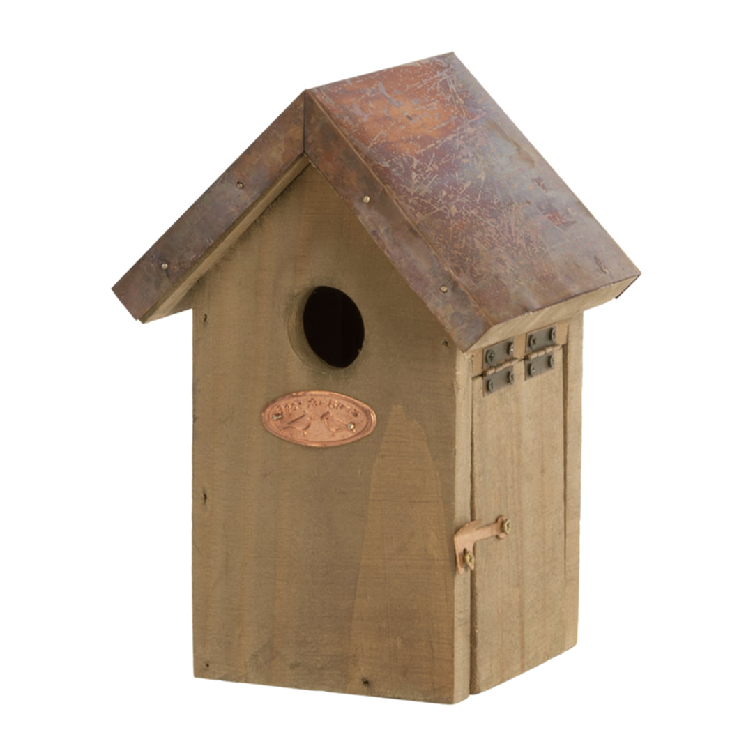 Wren House, Antique Wash with Copper Roof