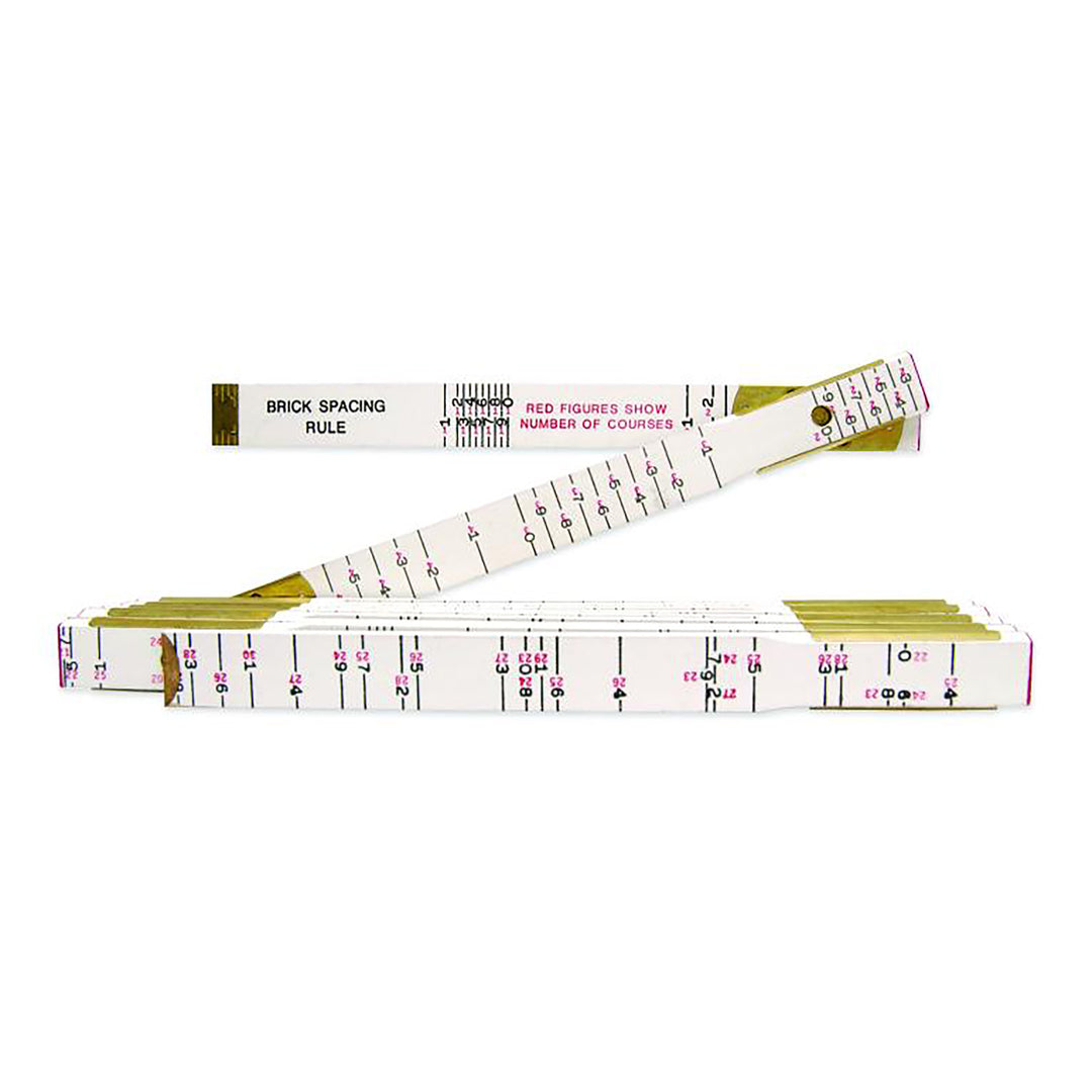 Craftsmen's Folding Brick Rule 6'