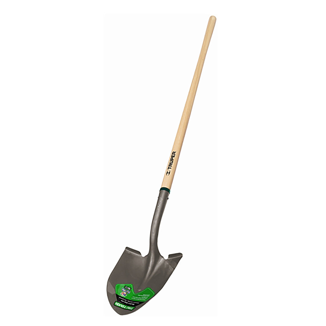 Craftsmen's Truper Long Handle Round Point Shovel