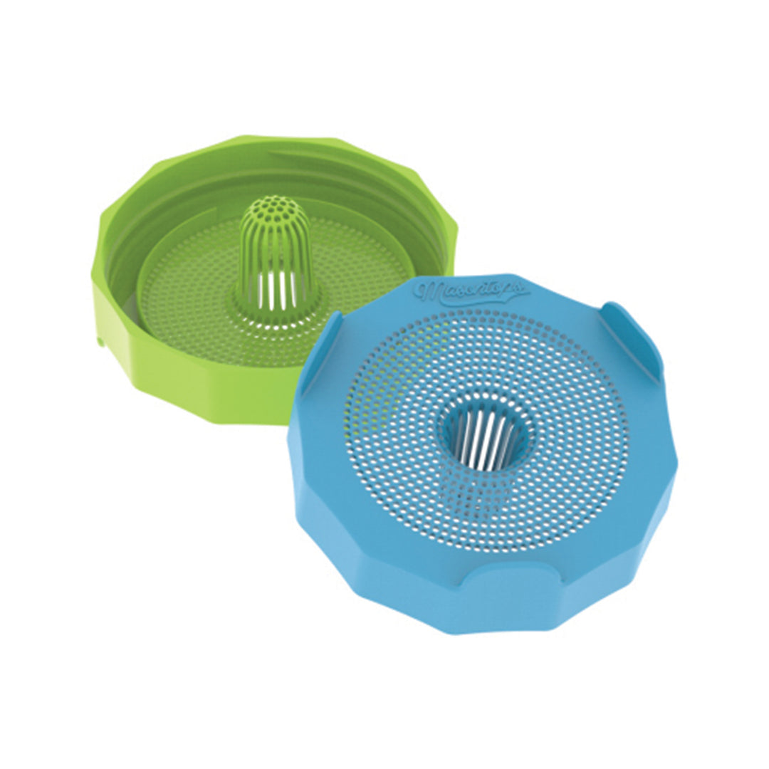 Sprouting Lids For Wide-Mouth Canning Jars, 2PK