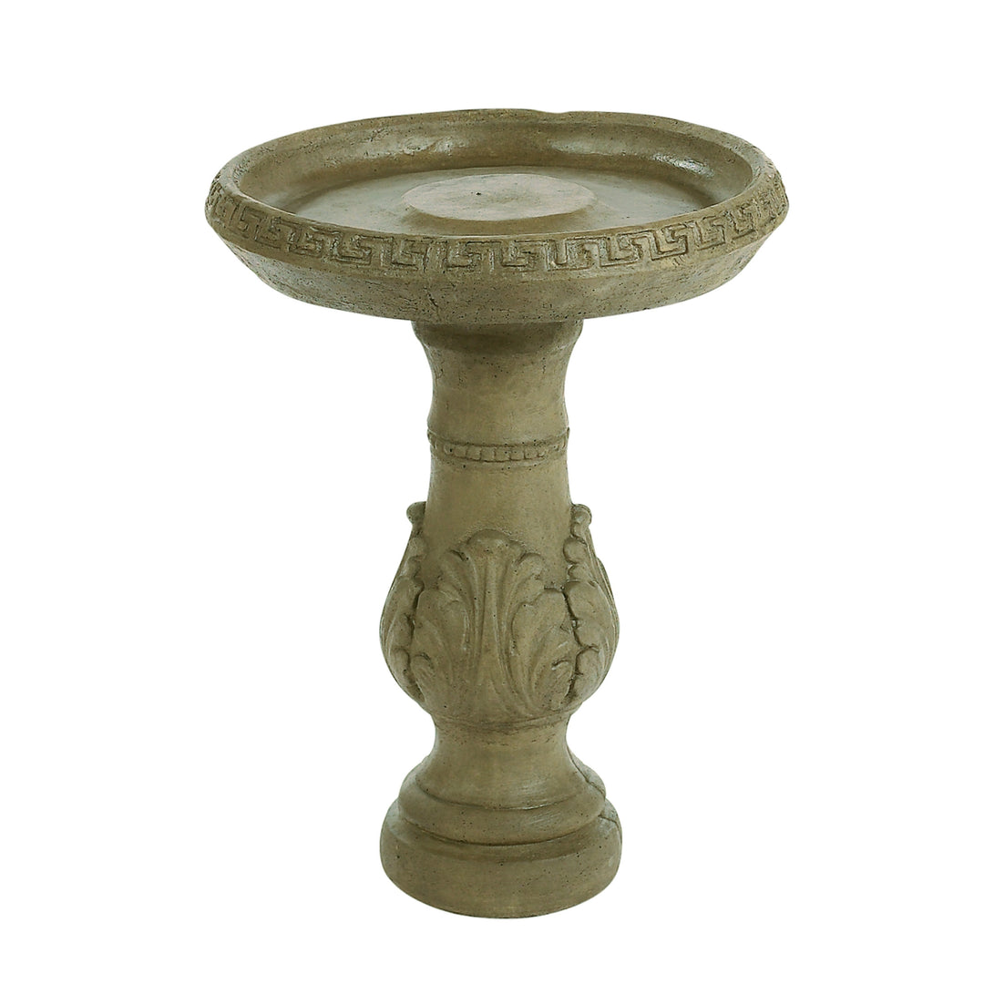 Greek Birdbath Aged Pine