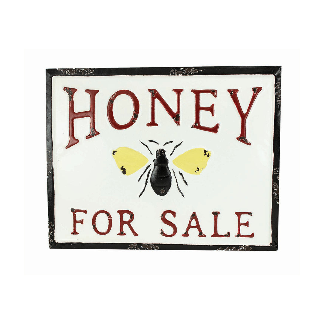 Honey For Sale Sign with Bee