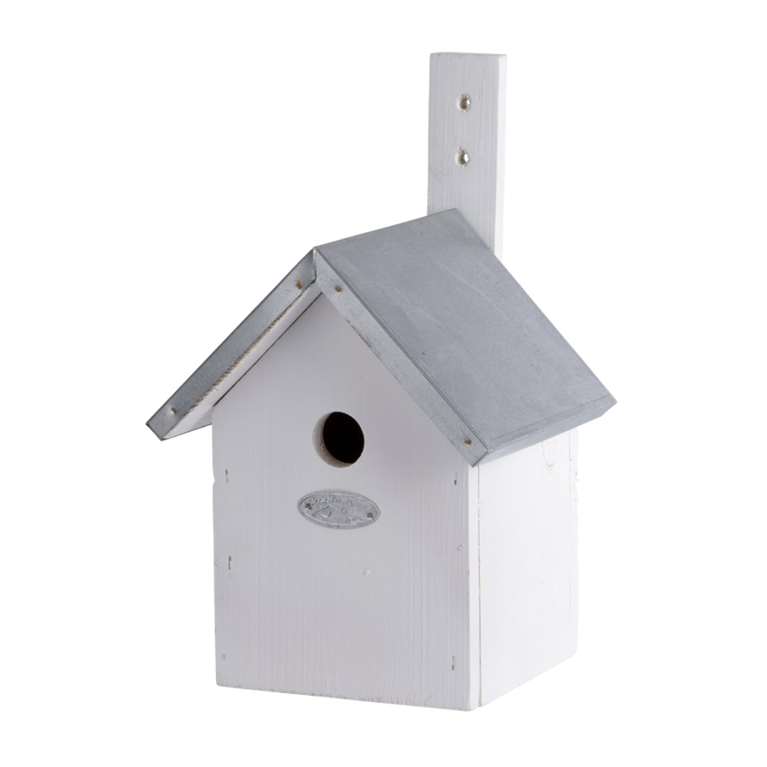 Blue Tit Nesting Box, White