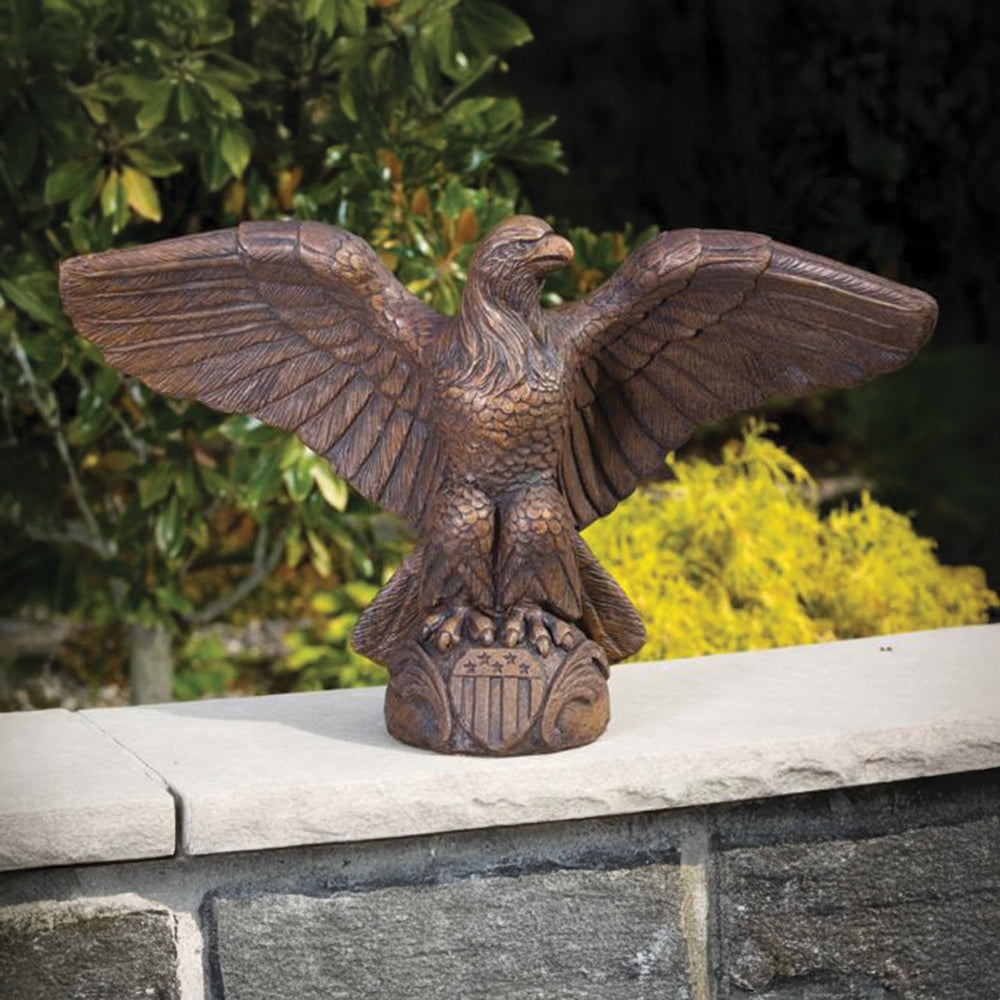 American Eagle Statue Classic Mountain Bronze