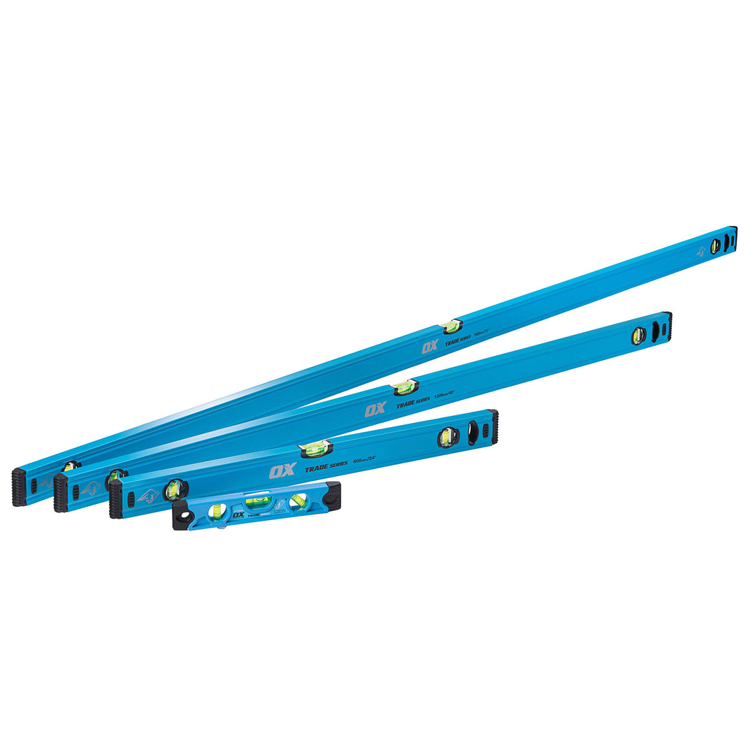 OX Tools Box Beam Level, Non-Magnetic 24" - 1.9lbs