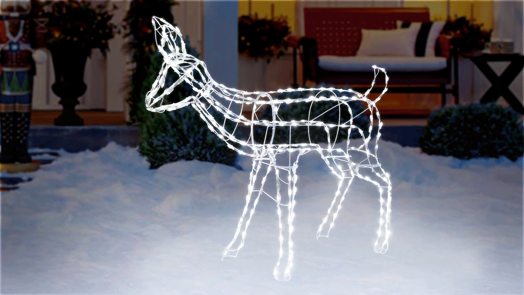 Woodland Deer LED Light Display