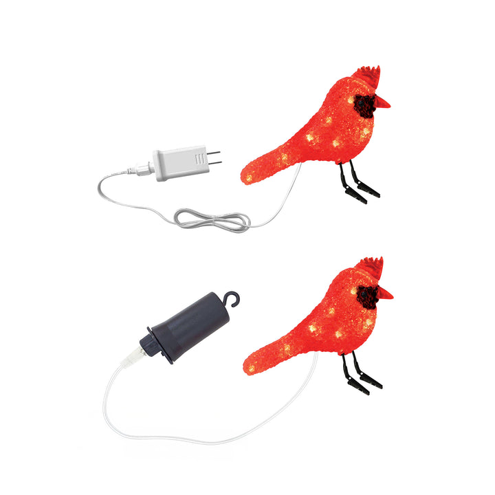 Christmas Cardinal with Clip Feet