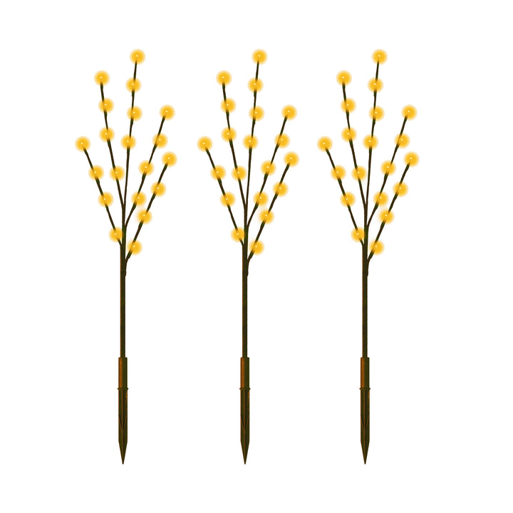 Twig Branch 3-Pack LED Light Display Brown Warm White