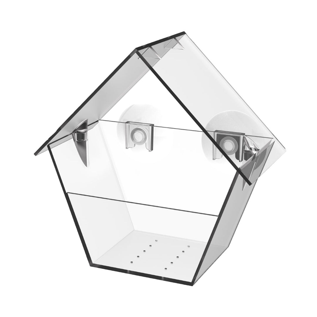Acrylic Bird Feeder Window House