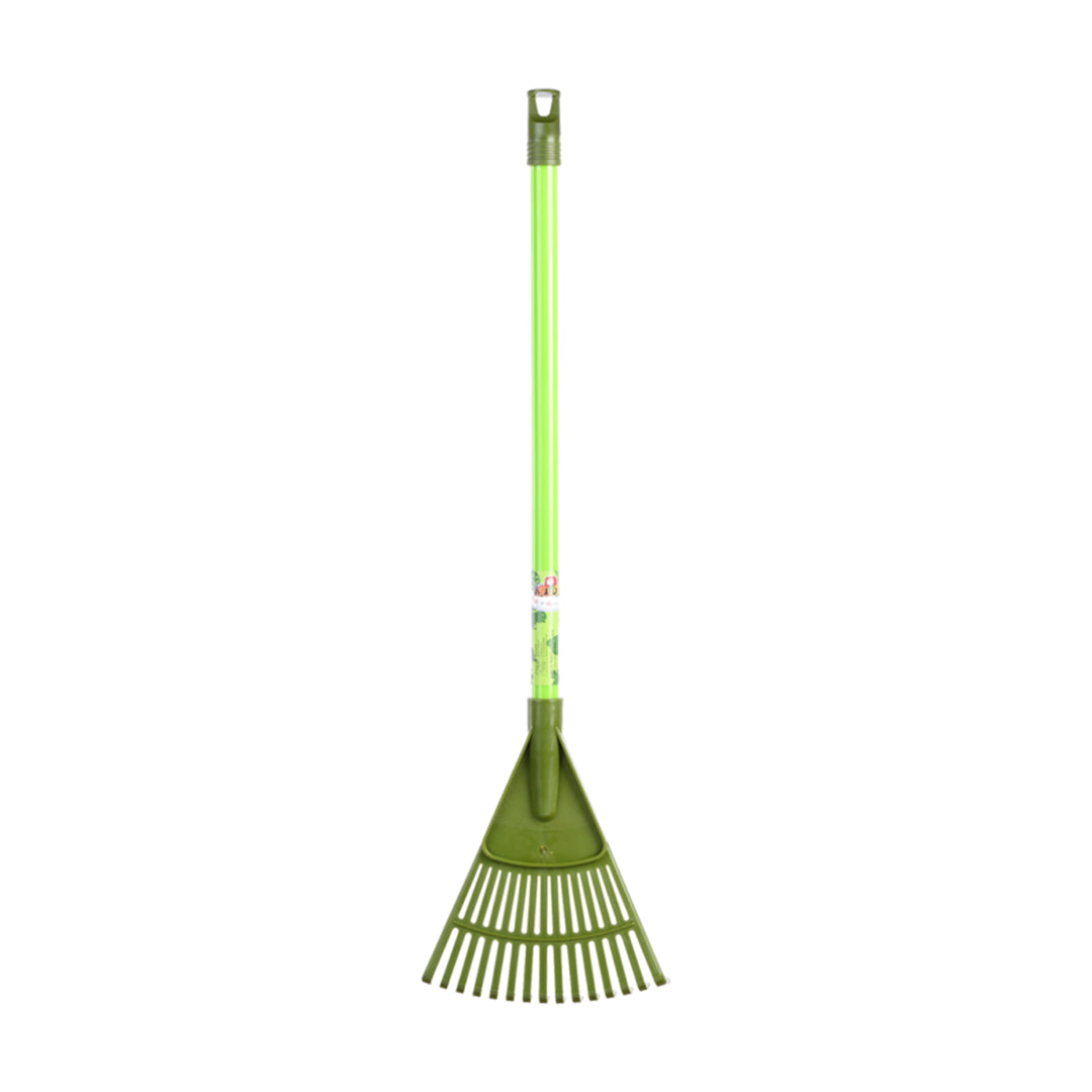 Children's Garden Rake, Dark Green