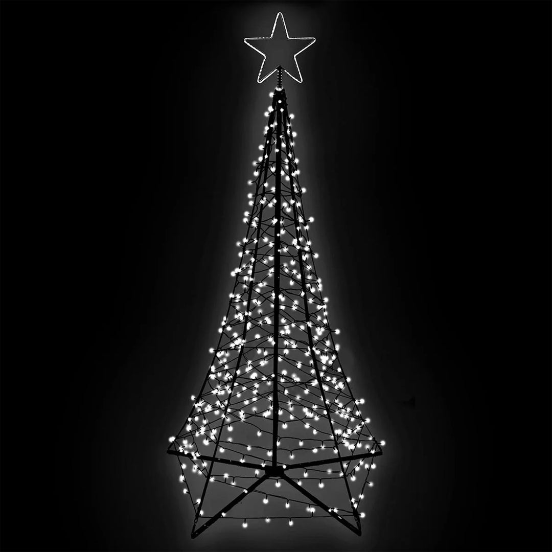 Starry Spire Tree LED Light Display