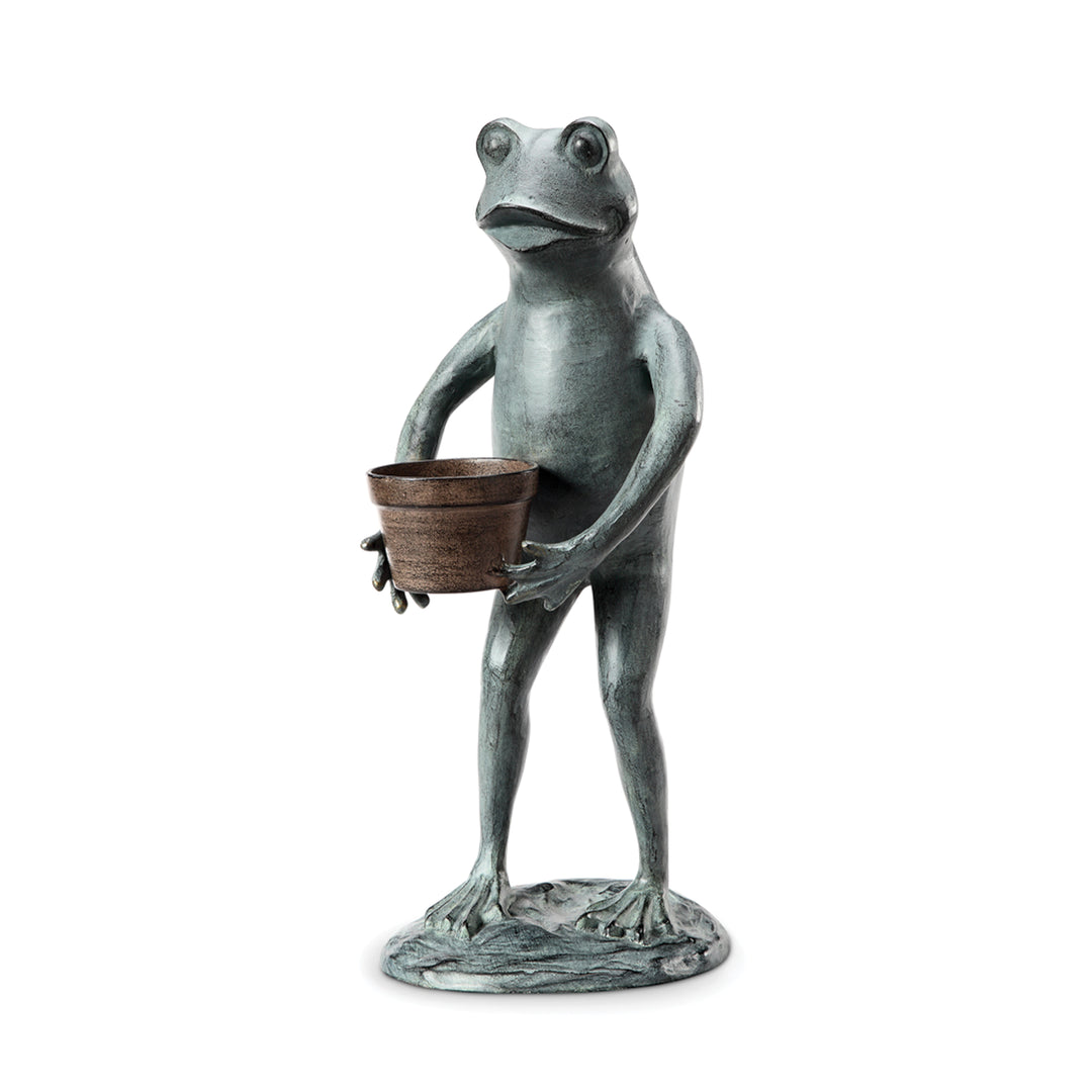 Helpful Garden Frog Planter