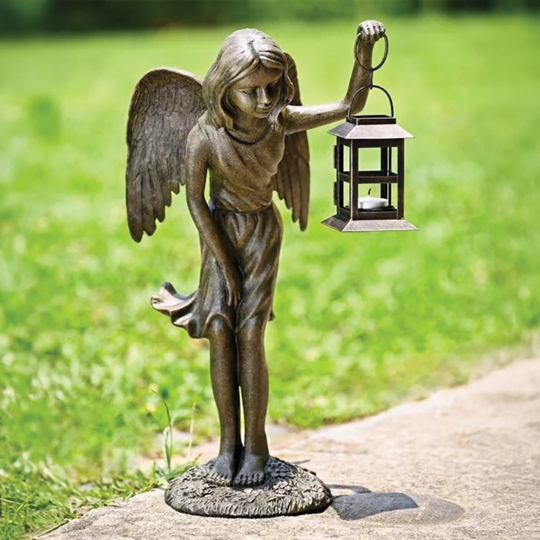 Angel Girl Garden Lantern