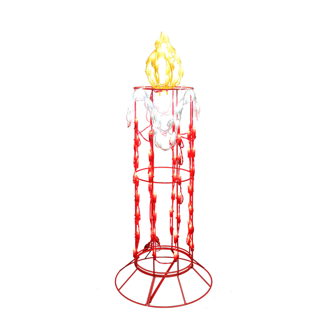 Candle with Flicker Flame LED Light Display