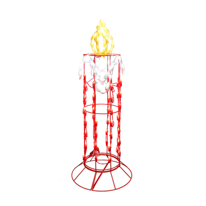 Candle with Flicker Flame LED Light Display