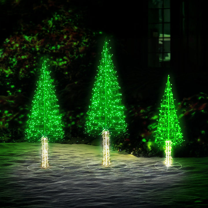 Green Alpine Tree LED Light Display