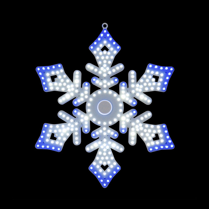 Hi-Vibrant 16-Inch Snowflake LED Light Display Version 3
