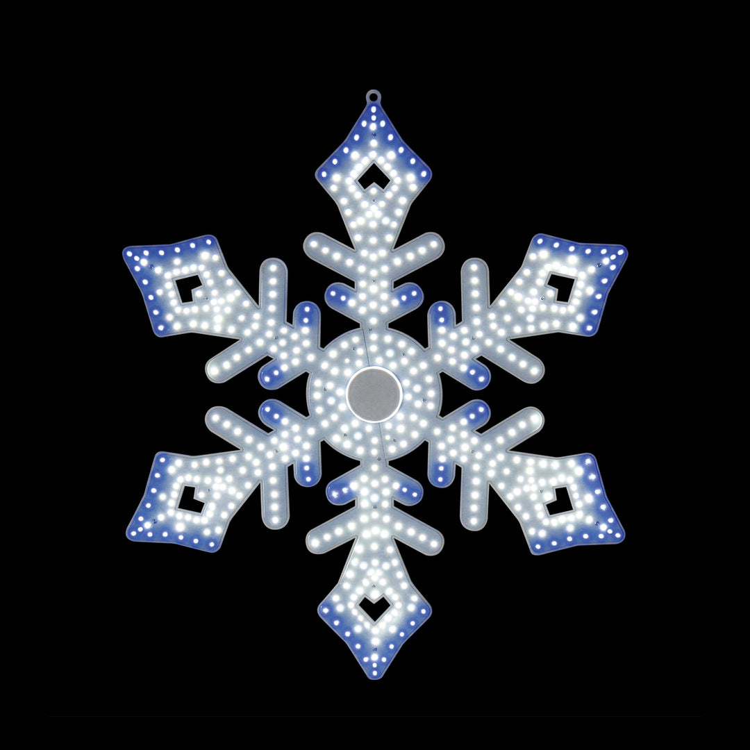 Hi-Vibrant 24-Inch Snowflake LED Light Display Version 3