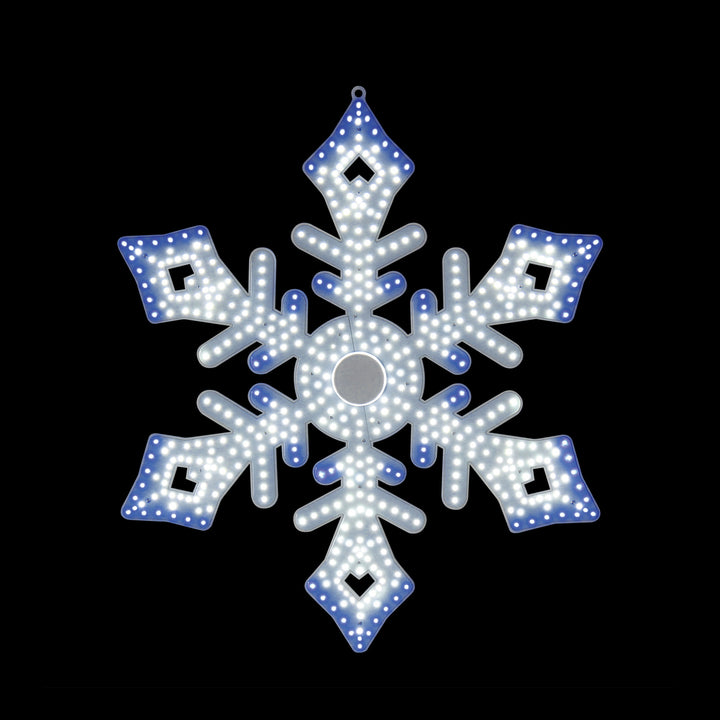 Hi-Vibrant 24-Inch Snowflake LED Light Display Version 3