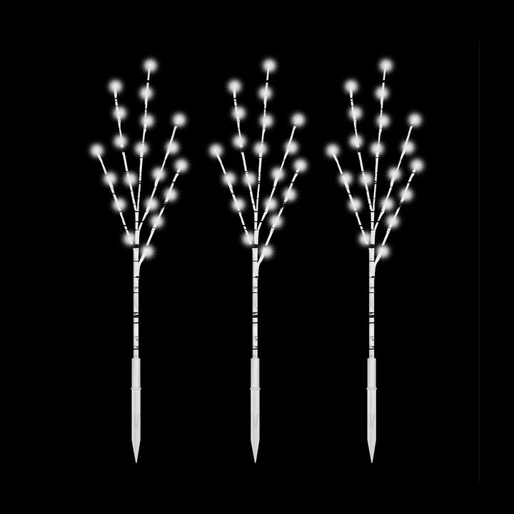 Twig Branch 3-Pack LED Light Display White Birch Pure White