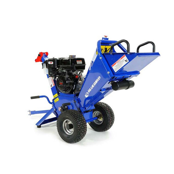 BlueBird 13 hp Wood Chipper Patented Twin Blade Drum System Honda Engine GX390 CH400H
