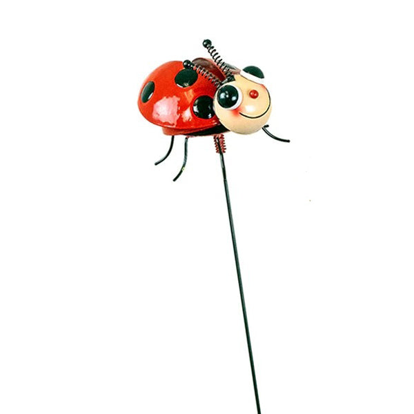 Metal Ladybug Stake