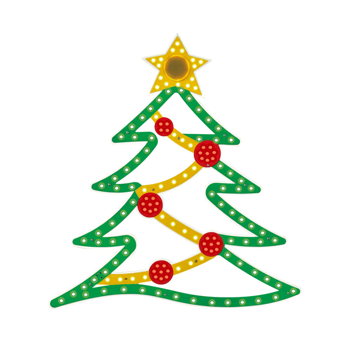 Hi-Vibrant Christmas Tree LED Light Display