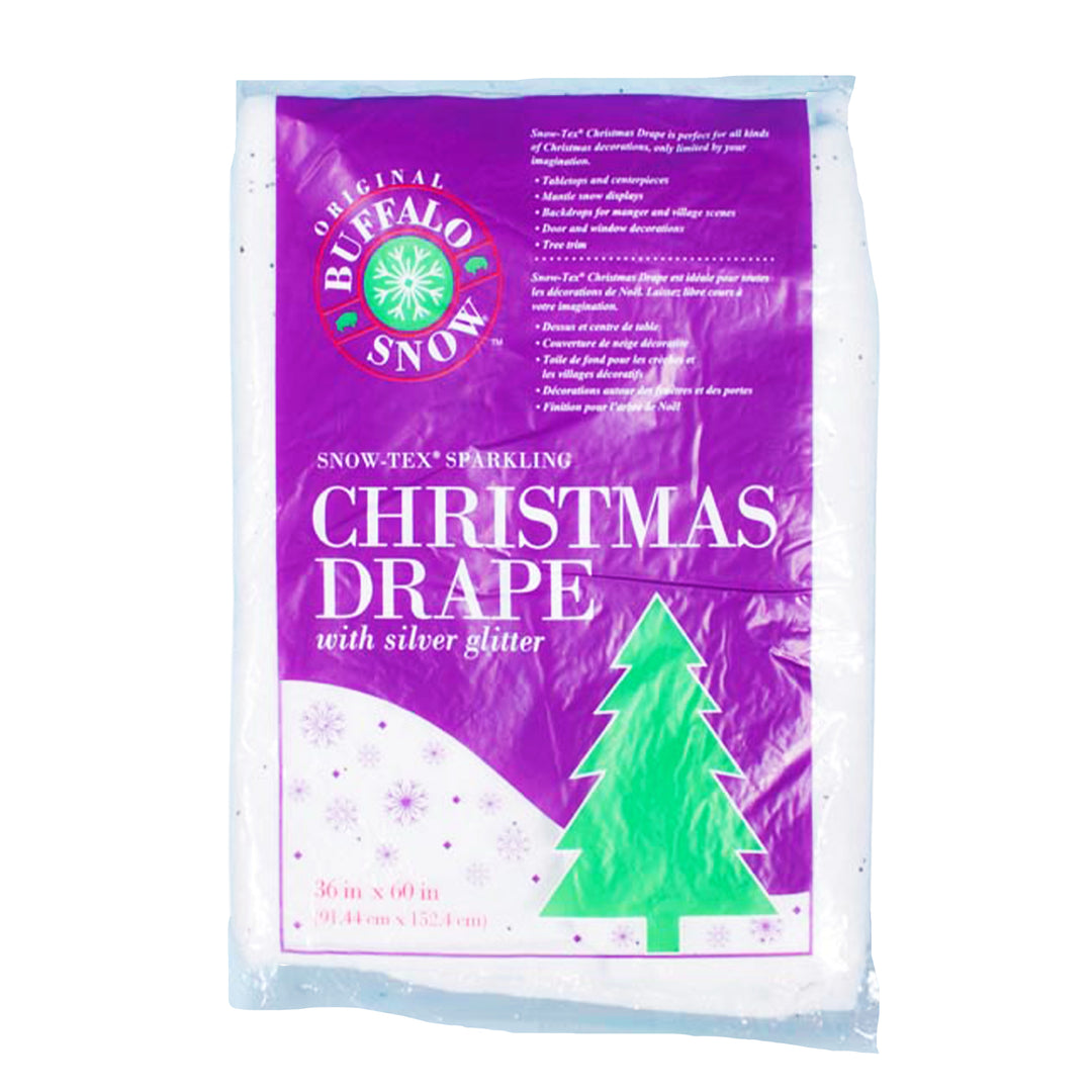 Glittered Christmas Drape