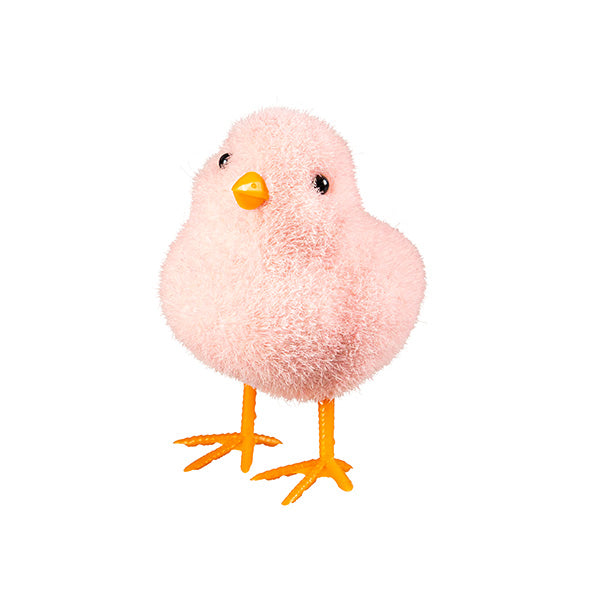 Fuzzy Chick Table Décor Pink