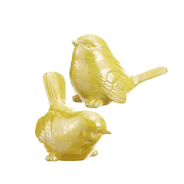 Yellow Ceramic Bird