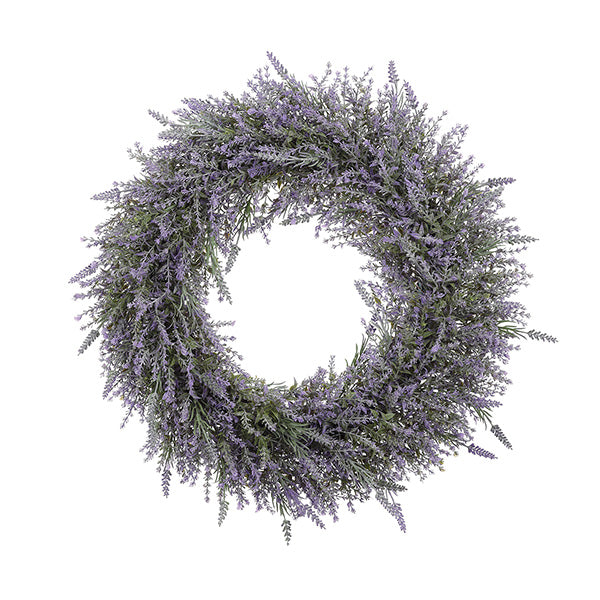 Two Tone Lavender Wreath
