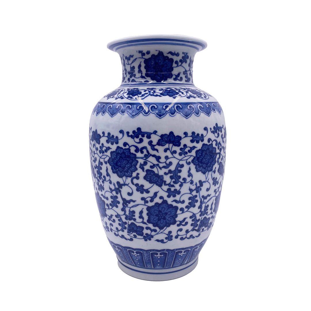 Ceramic Vase Blue White