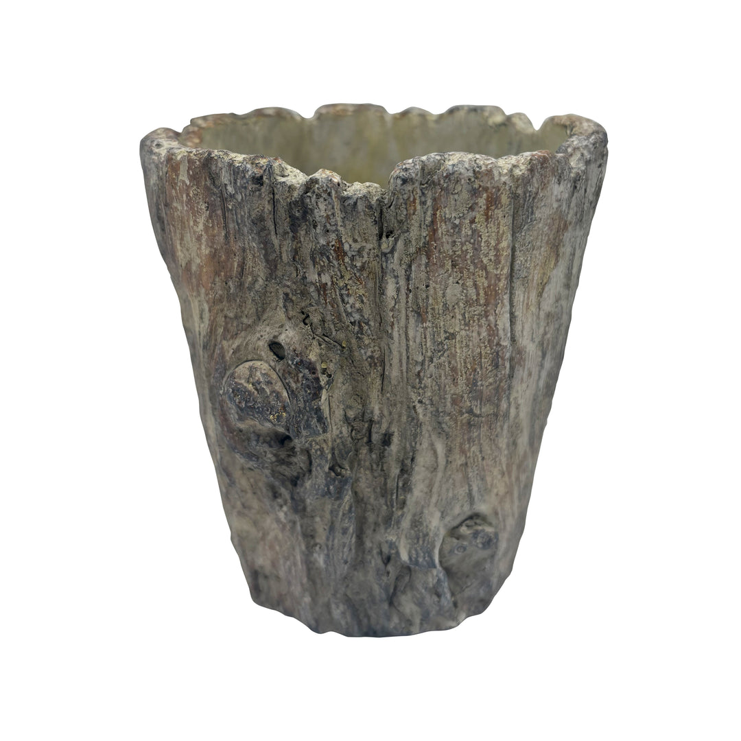 Bark Log Pot