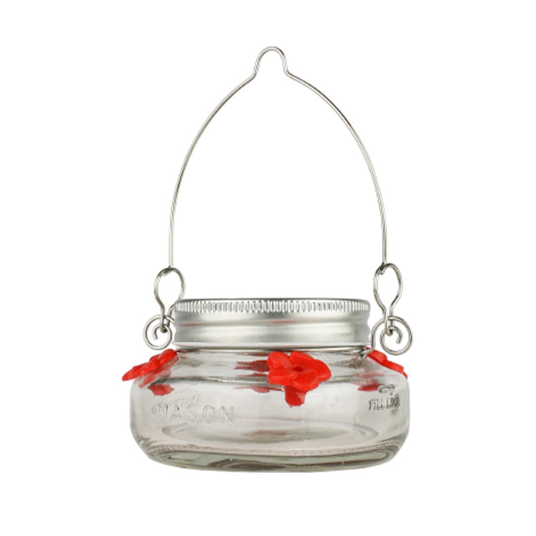 Mason Jar Hummingbird Feeder