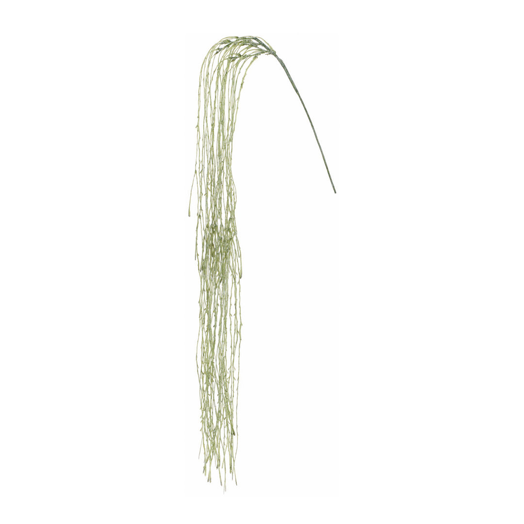 Glittered Hanging Willow Spray
