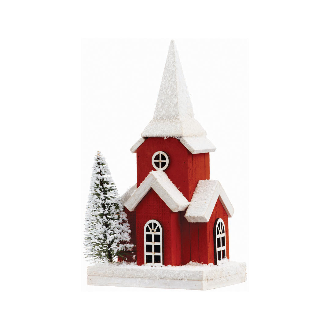 Snowy House with Sisal Tree