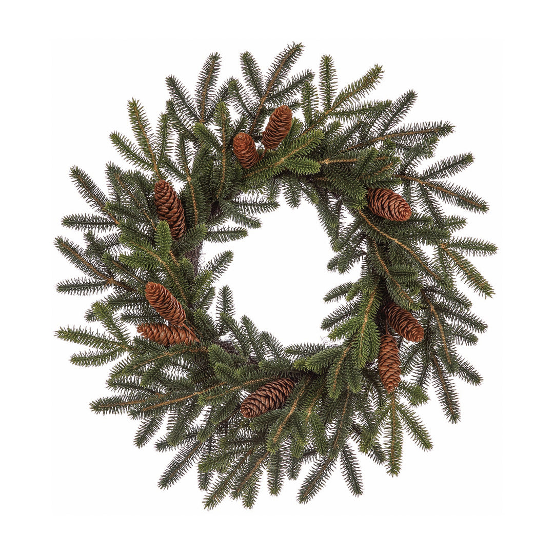 Pine Wreath with Pine Cones