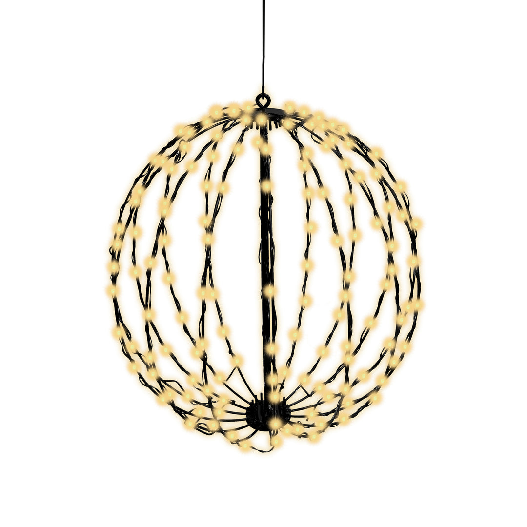 Spherical LED Light Display Black Frame