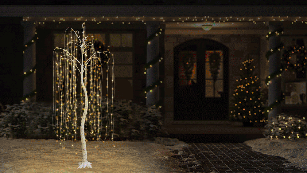 Weeping Birch Tree LED Light Display