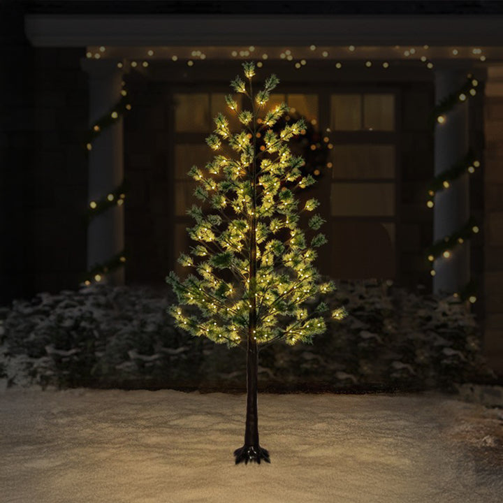 Austrian Pine Tree LED Light Display