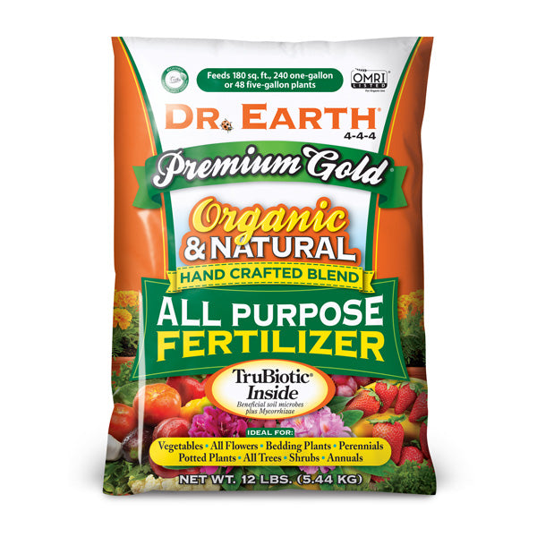 Dr. Earth Premium Gold All Purpose Fertilizer 12lb Bag