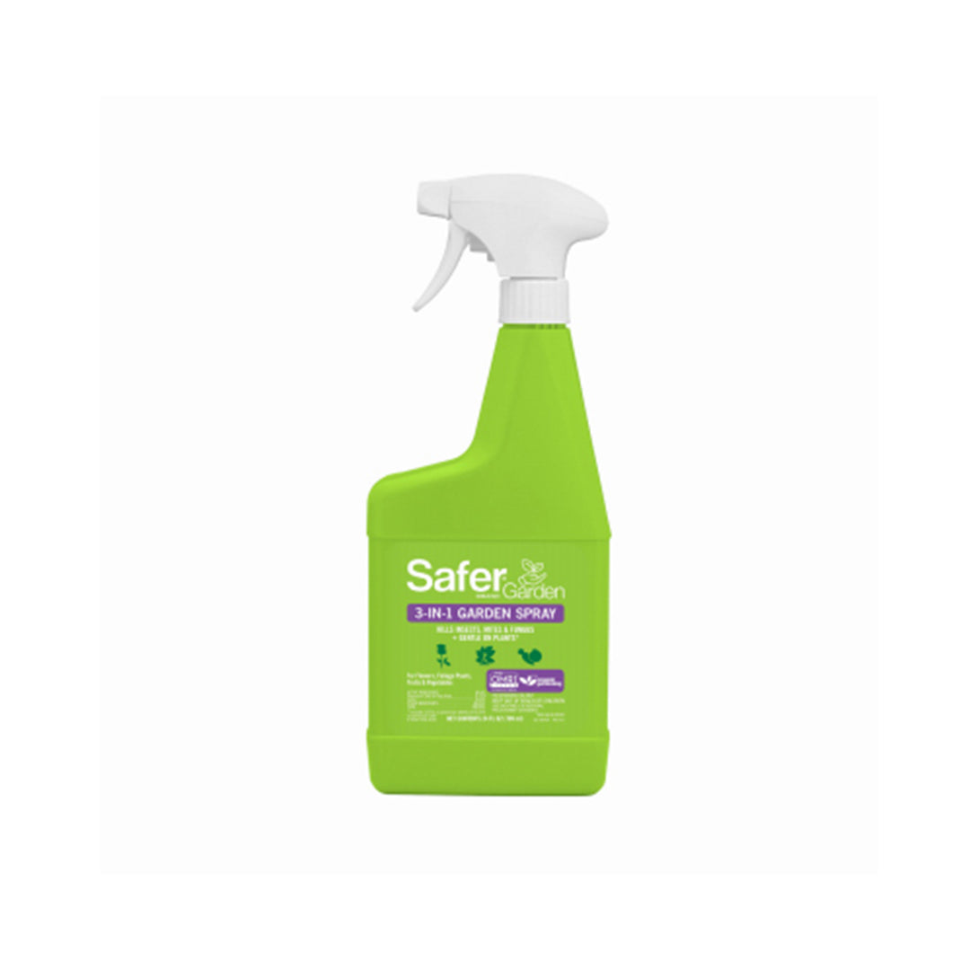 Safer Three-In-One Organic Garden Spray