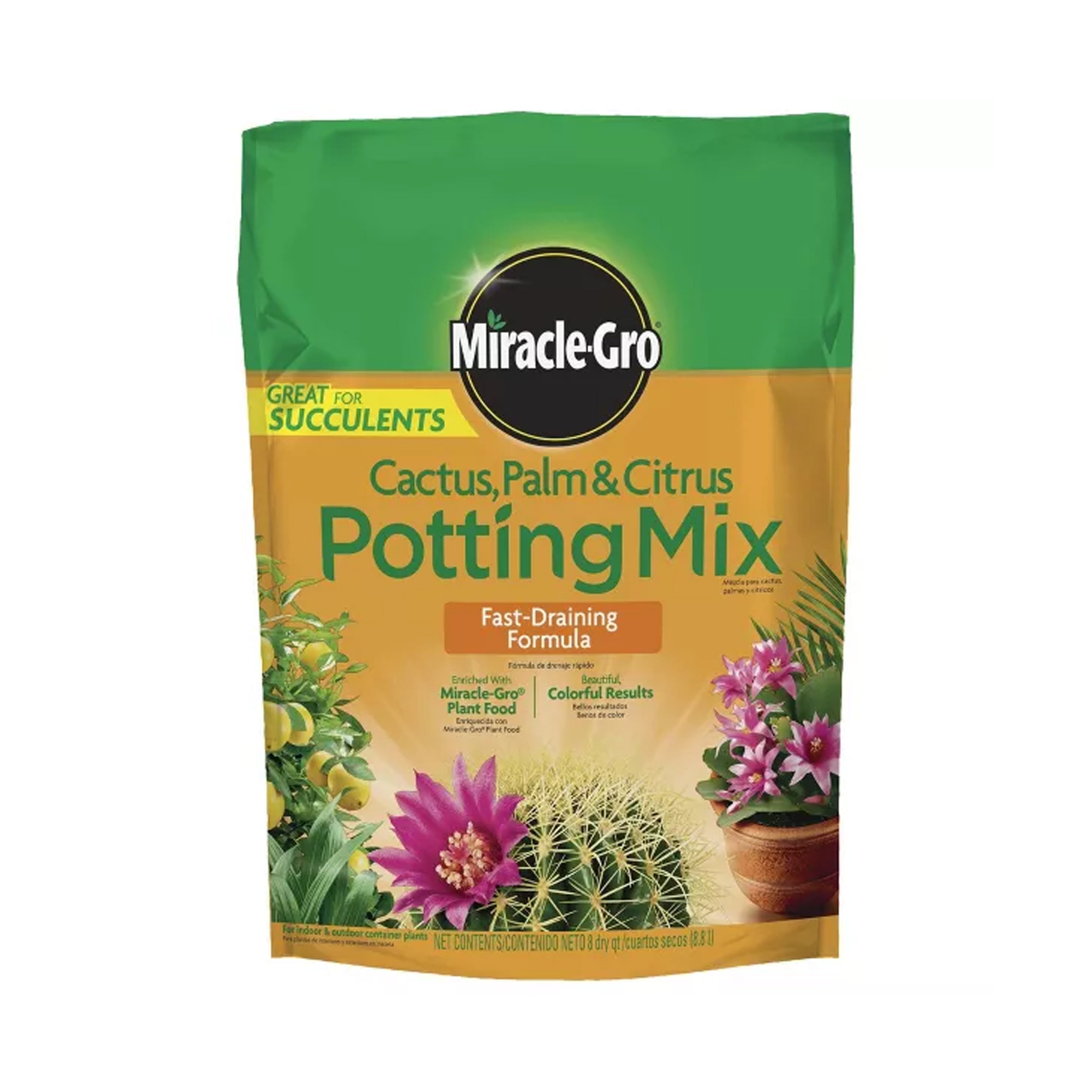 palm potting mix Miracle-Gro Cactus Palm & Citrus Potting Mix 8 qt