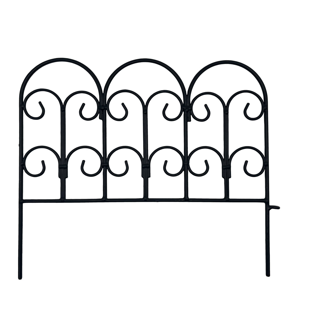 Decorative Scroll Design Garden Fence