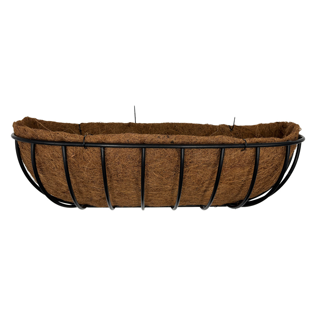 Trough Planter With Coco Liner And L Brackets