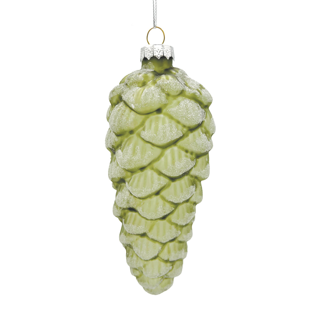 Dark Sage Pinecone Ornament