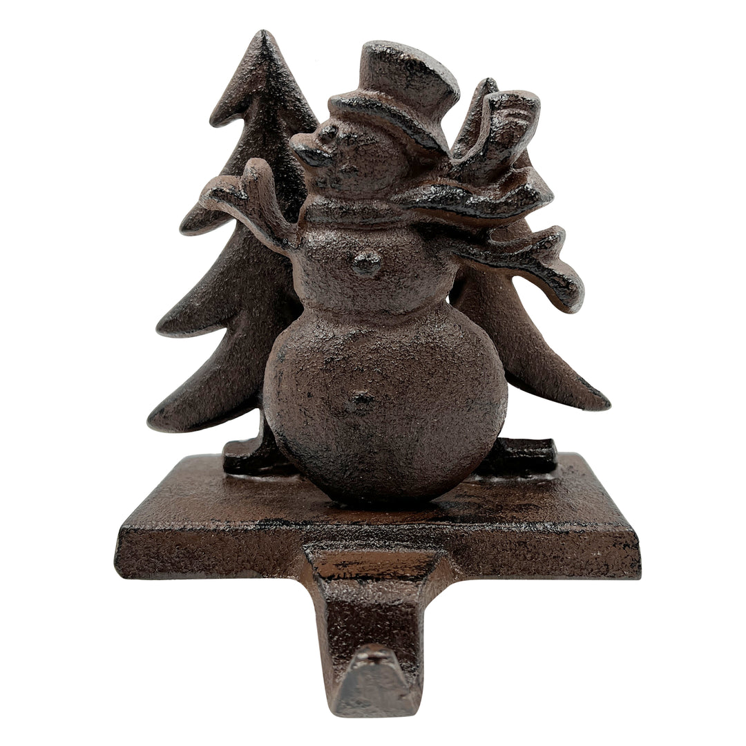 Snowman Iron Stocking Holder