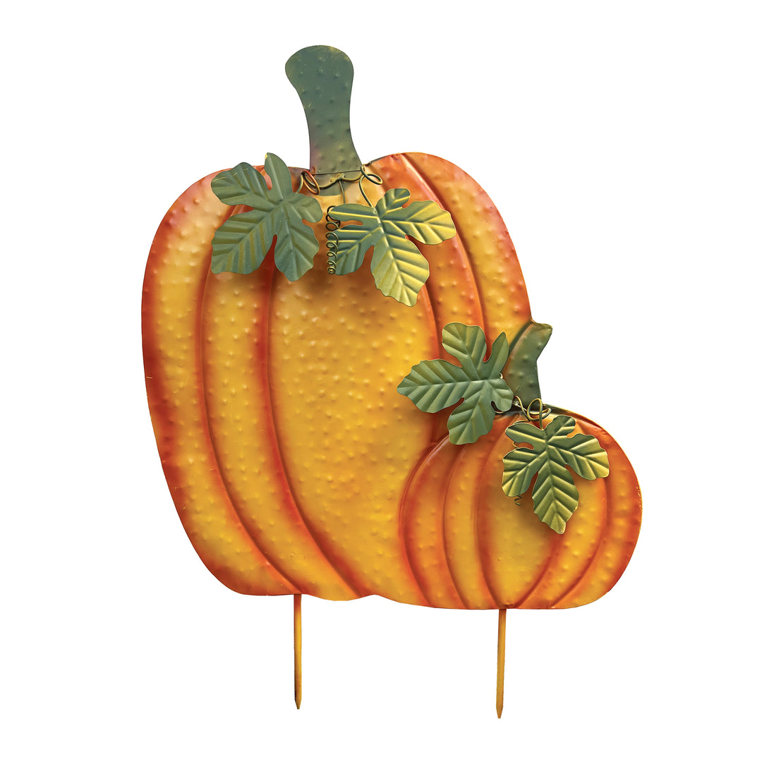 Pair of Pumpkins Yard Stake