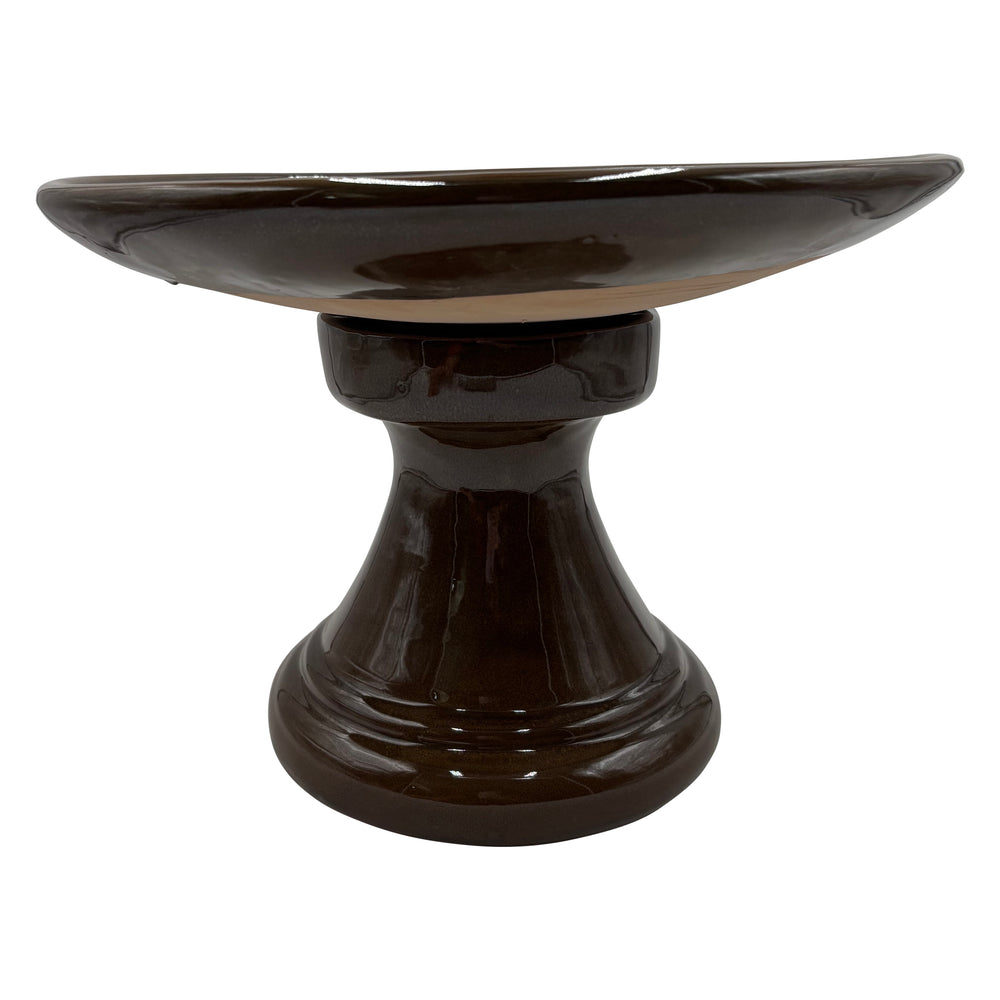 Ceramic Daisy Bird Bath