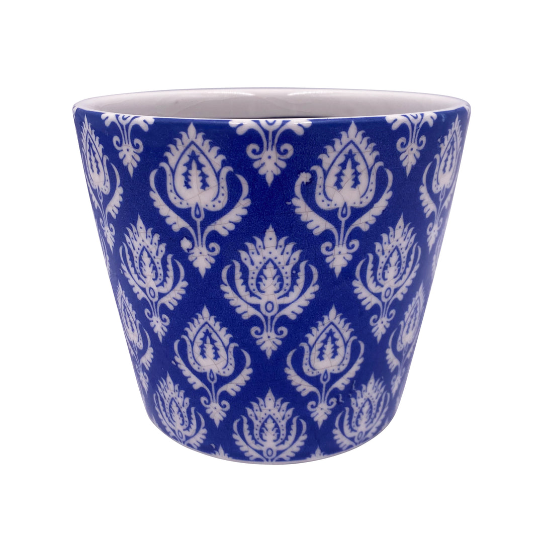 Small Ceramic Delftware Design Pot Vintage
